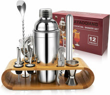Carica l&#39;immagine nel visualizzatore di Gallery, AYAOQIANG Set Cocktail 12 Pezzi, Kit da Barman in Acciaio Inox, Cocktail...