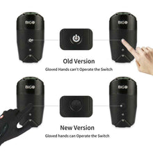 Carica l&#39;immagine nel visualizzatore di Gallery, BIGO Luce Anteriore Bici USB Ricaricabile 2000 mAh/900LM Fanale per MTB a...