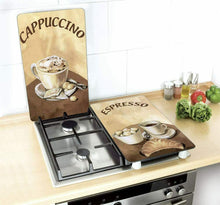 Carica l'immagine nel visualizzatore di Gallery, 2 x Copri fornello in vetro universale per piano di cottura, 30 x 52 cm, WENKO