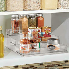 Carica l&#39;immagine nel visualizzatore di Gallery, iDesign Organizer cucina, Grande scaffale cucina a 3 ripiani in plastica,...