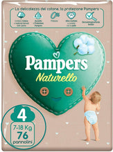 Carica l'immagine nel visualizzatore di Gallery, 76 x Pannolini in cotone e derivati delle piante, 0% Profumo, Taglia 4, 7-18 kg
