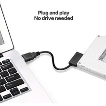 Carica l'immagine nel visualizzatore di Gallery, EasyULT USB 3.0 a 7 + 6 Adattatore di Cavo SATA Slimline 13Pin per...