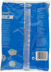 12 x Rasoi usa e getta a 3 lame per Uomo, Essential Wilkinson Sword, Rasatura
