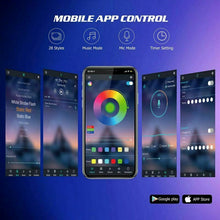 Carica l'immagine nel visualizzatore di Gallery, Striscia LED Auto Con APP, TECBOSS Luci Interne per 72 perline...