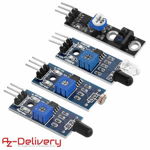 AZDelivery 3 x Kit 16 in 1 - di accessori per Raspberry Pi/Arduino con...
