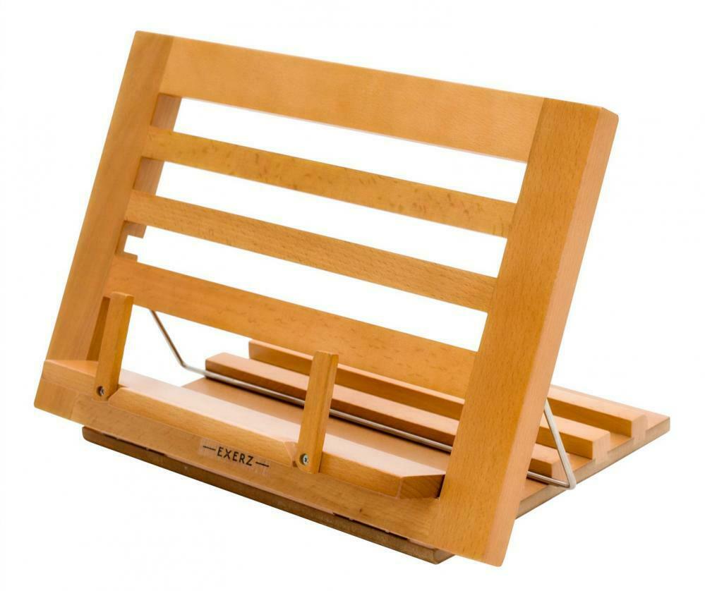 Exerz Supporti per Libri da Cucina/Leggio in Legno Riposo Di - New