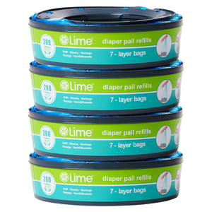 LILNAP - Ricarica compatibile per Mangiapannolini Maialino 4 ricariche