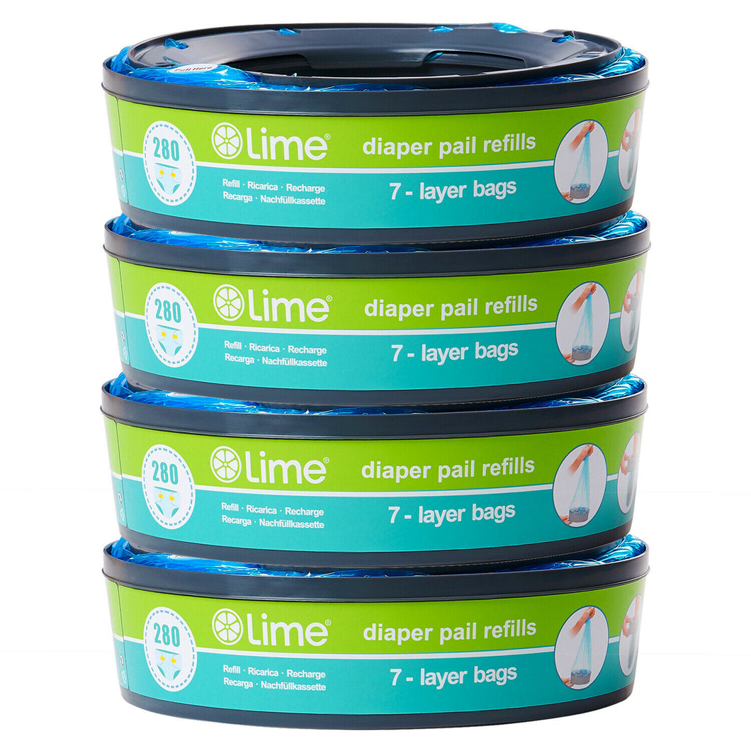 LILNAP - Ricarica compatibile per Mangiapannolini Maialino 4 ricariche