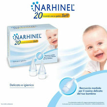 Carica l'immagine nel visualizzatore di Gallery, 20 x Ricambi Usa e Getta Soft Narhinel, Pacco per naso chiuso bambini, 50 g