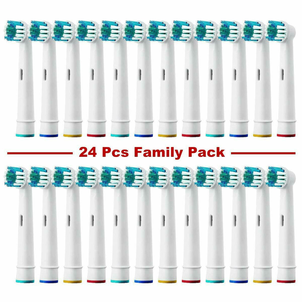 24 x Testine di ricambio compatibili per spazzolino elettrico Oral B, Famiglia