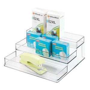 iDesign Organizer cucina, Grande scaffale cucina a 3 ripiani in plastica,...