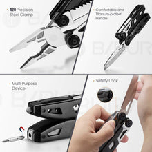 Carica l'immagine nel visualizzatore di Gallery, Bibury Pinza Multiuso, 18-in-1 Multi Tool in Acciaio Inossidabile,...