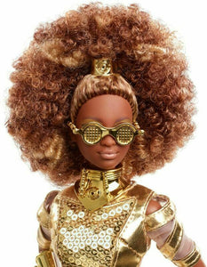 Barbie Signature Star Wars Bambola C-3PO, da Collezione, Giocattolo per...