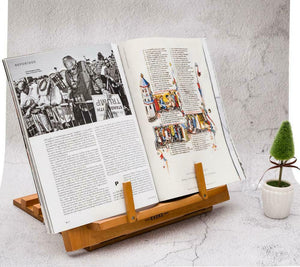 Exerz Supporti per Libri da Cucina/Leggio in Legno Riposo Di - New