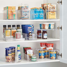Carica l&#39;immagine nel visualizzatore di Gallery, iDesign Organizer cucina, Grande scaffale cucina a 3 ripiani in plastica,...