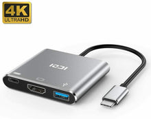 Carica l&#39;immagine nel visualizzatore di Gallery, ICZI Adattatore USB C HDMI 4K, 3 in 1 Hub Type-C 2.0, 3.0 3 1