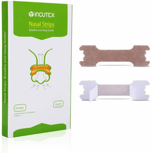 Incutex 50x cerotti nasali per non russare naso antirussamento...