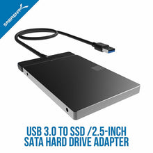 Carica l'immagine nel visualizzatore di Gallery, Adattatore da USB 3.0 a SSD/SATA HD 2,5 pollici, ottimizzato per SSD, UASP SATA