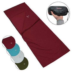 ALPIDEX Policotone Sacco Lenzuolo sacco letto Campeggio Viaggio Red Sunset