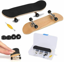 Carica l'immagine nel visualizzatore di Gallery, Skateboard Finger da dito, Mini lega professionale in acero di legno...