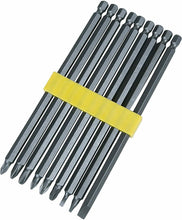 Carica l'immagine nel visualizzatore di Gallery, Blue Spot 14104 - Set composto da 9 inserti extra lunghi per avvitatore, 15 cm
