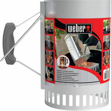 Carica l&#39;immagine nel visualizzatore di Gallery, Camino ciminiera starter per carbone barbecue BBQ, Weber 7416 chimney 57 cm