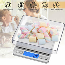 Carica l&#39;immagine nel visualizzatore di Gallery, Bilancia da Cucina Digitale con Carica USB, Bilance per Alimentari Elettronica