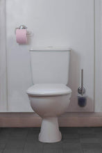 Carica l&#39;immagine nel visualizzatore di Gallery, Porta rotolo di carta igienica cromato in acciaio inox con sistema a ventosa