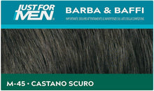 Carica l'immagine nel visualizzatore di Gallery, Tinta castano scuro per Barba e baffi senza ammoniaca, Just for men + pettine