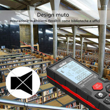 Carica l&#39;immagine nel visualizzatore di Gallery, Misuratore Laser digitale con Display LCD illuminato, Telemetro fino a 60 m IP54