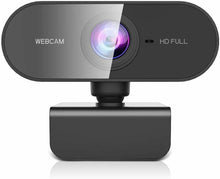 Carica l'immagine nel visualizzatore di Gallery, Webcam USB Full HD 1080P con microfono, Ideale per videochiamate didattica Nero