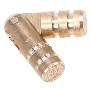 Mini cerniere a scomparsa cilindriche in ottone, confezione da 25 x 5 mm,...