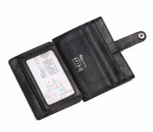 Carica l'immagine nel visualizzatore di Gallery, Portafoglio Porta Carte di Credito con Tasche in Pelle, RFID/NFC