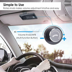 Kit Vivavoce Bluetooth per Auto, Siri e a Google Assistant, Auto Accensione