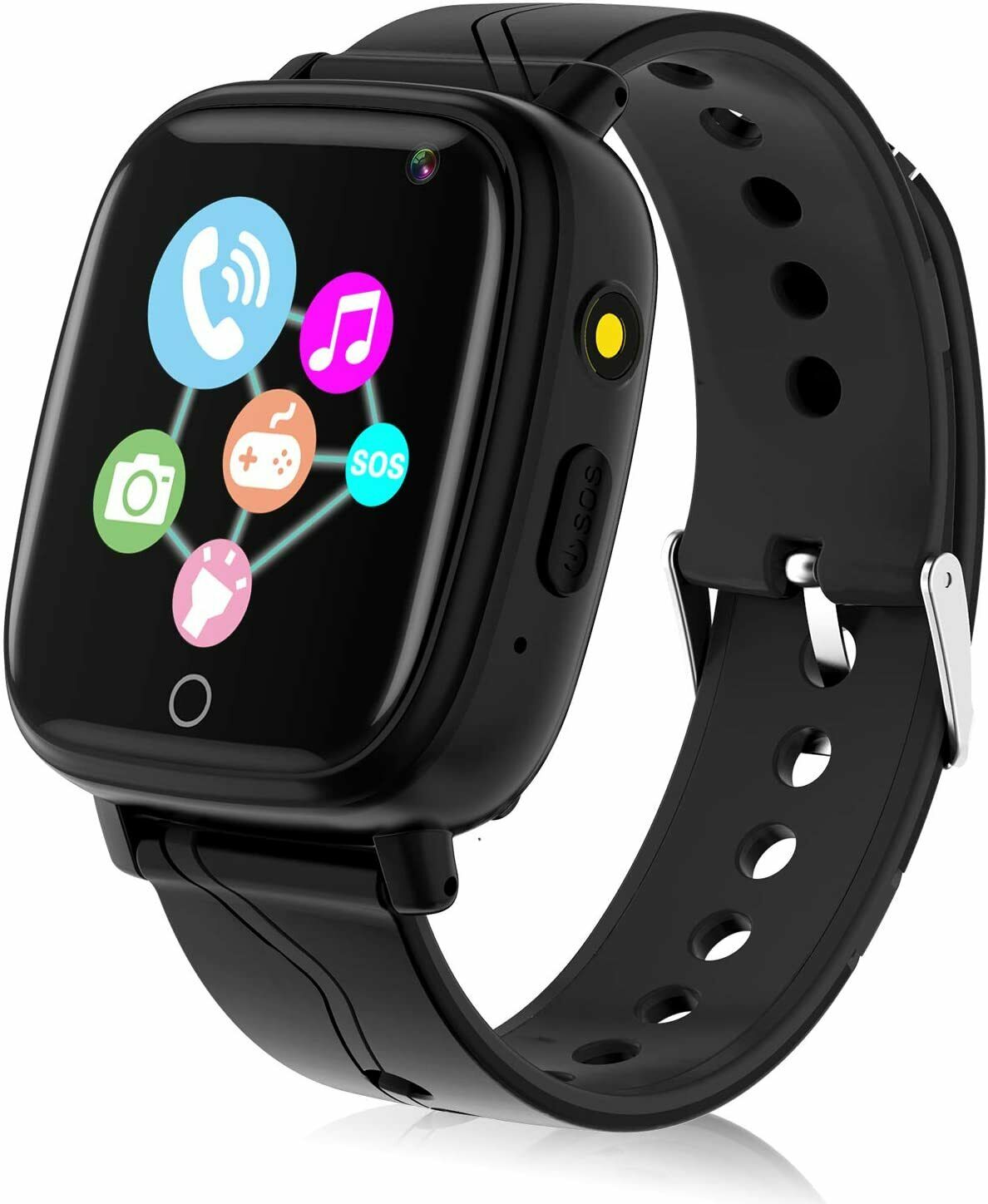 Smartwatch per Bambini, Orologio Telefono con Lettore Nero –