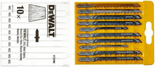 Carica l'immagine nel visualizzatore di Gallery, 10 x Lame per seghetto alternativo Punte per legno di varia misura Dewalt DT2290