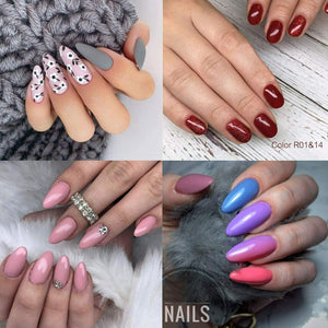 ROSALIND Smalto Semipermanente per Unghie 24pzs Set di Smalti Gel ra24-set1