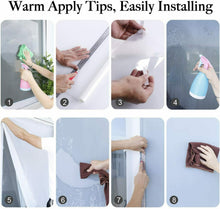 Carica l'immagine nel visualizzatore di Gallery, Pellicola per finestre effetto satinato per protezione da raggi UV e privacy