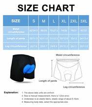 Carica l&#39;immagine nel visualizzatore di Gallery, Cozone Pantaloncini da Ciclismo Intimo Uomo Ciclismo Mutande Gel 3D Imbottite L