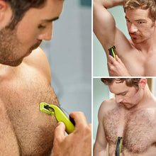 Carica l&#39;immagine nel visualizzatore di Gallery, Rasoio elettrico Philips OneBlade QP2630/30, Rade regola barba e Body, Wet&amp;Dry