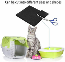 Carica l'immagine nel visualizzatore di Gallery, 10 x Filtri al carbone attivo di ricambio per box lettiera gatto, Elimina odori