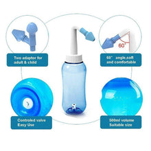 Carica l'immagine nel visualizzatore di Gallery, ONCCI 500ml Lavaggio Nasale,Irrigatore Nasale Manuale per Lavaggi 500ML-TYP1