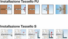 Carica l'immagine nel visualizzatore di Gallery, Fischer 71080 Kit SOS Casa 360 pz Tasselli e Viti per Muro Pieno e Mattoni, Set