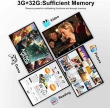 Carica l&#39;immagine nel visualizzatore di Gallery, 4G Tablet 10 Pollici, con tastiera,Android 9.0 3GB RAM e 32GB ROM, Grigio
