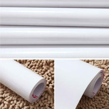 Carica l&#39;immagine nel visualizzatore di Gallery, KINLO Adesivi carta per mobili 0.6M*5M(1 Rotolo) Bianco Nessuna 5M, Bianca