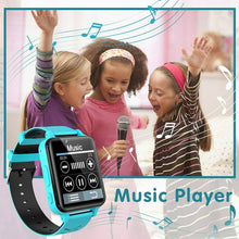 Carica l'immagine nel visualizzatore di Gallery, Smartwatch per Bambini Ragazze e Ragazzi con Giochi Lettore Musicale Blu