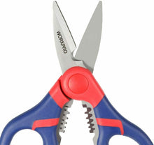 Carica l'immagine nel visualizzatore di Gallery, WORKPRO Forbice per Elettricisti con Funzione Spelacavi 2 in 1, 150 mm