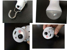 Carica l'immagine nel visualizzatore di Gallery, KK.BOL, lampadina a LED portatile con pannello solare, ricaricabile, per la...