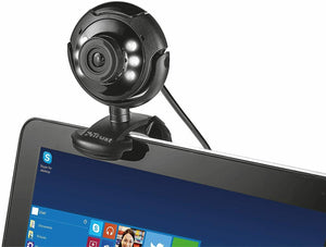 Webcam per PC da 1.3 Megapixel Trust SpotLight Pro Luci LED Integrate Microfono