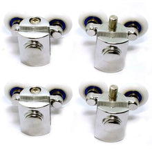 Carica l'immagine nel visualizzatore di Gallery, YuanQian - Rotelle per doccia con doppia porta scorrevole, 23 mm, 4 pezzi (2...